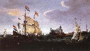 unknow artist Hollandse schepen in de Sont china oil painting artist
